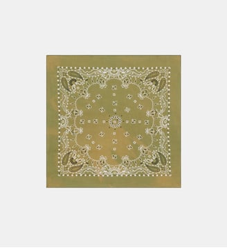 Bandana en coton - OMAYA - Gerard Darel - Vert kaki