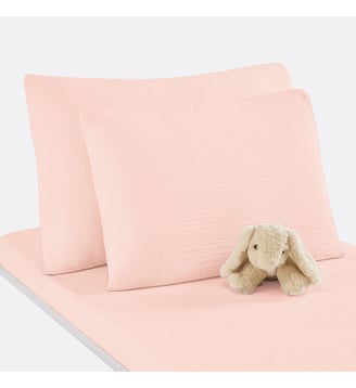 Taie d’oreiller bébé gaze de coton La Redoute Interieurs