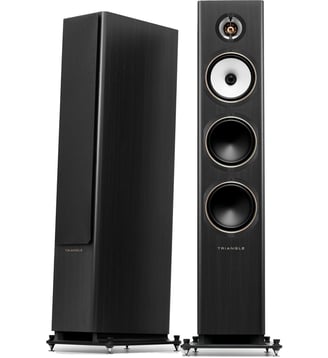 Enceinte colonne Solstice 8 Noir Cendré - Triangle - Noir