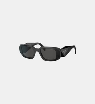 Lunettes de soleil Rectangulaire PR 17WSF - Prada - Noir