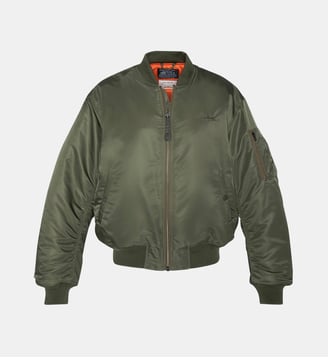 Blouson Bomber Oversize - Schott - Kaki