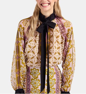 Blouse Cerere Pagoda Placée Pink - La DoubleJ - Rose