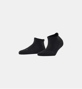 Socquettes Keep Warm Laine Vierge - Falke - Noir basic