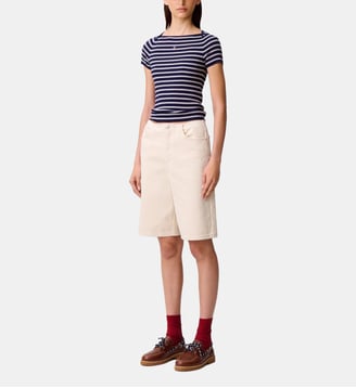 Bermuda denim écru - Claudie Pierlot - Denim ecru