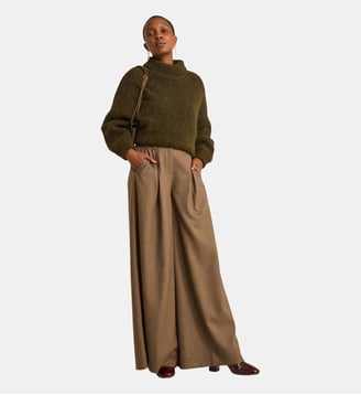 Pantalon Large À Pinces Luce - Maison 123 - Sauge