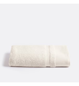 Drap de bain coton Égyptien 600g/m2 - La Redoute Interieurs - Blanc cassé