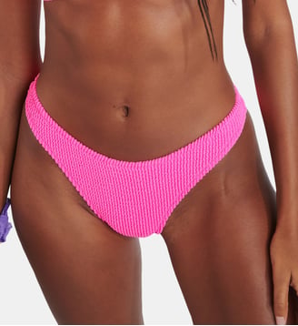 Bas de bikini tanga Naida gaufré - Banana Moon - Rose