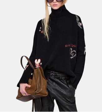 Pull Bleeza 100% Cachemire - Zadig&Voltaire - Noir