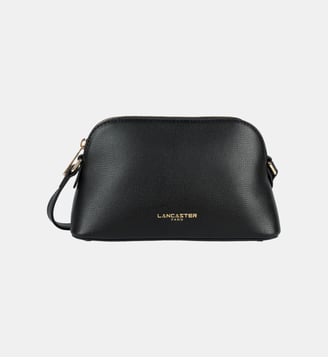 Petit sac demi lune Sierra Jia en cuir - Lancaster - Noir