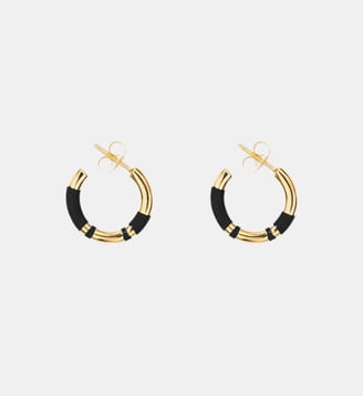 Mini créoles Positano - Aurélie Bidermann - Noir