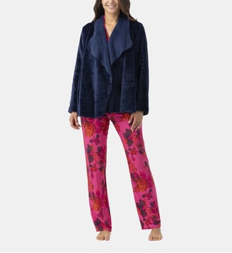 Veste courte en peluche flanelle ESSENTIEL H73B Lingerie Le Chat