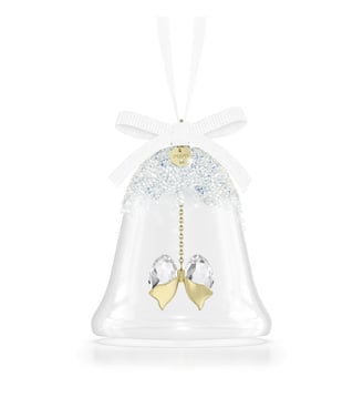 Annual Edition Décoration Cloche 2026, Blanc - Swarovski - White