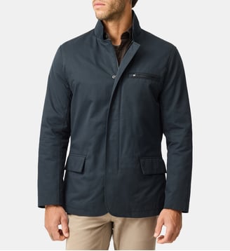 Veste droite en coton hydrofuge Winscombe 2.0 - Rodd & Gunn - Bleu nuit
