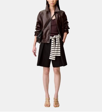 Bermuda tailleur laine mélangée - Claudie Pierlot - Noir