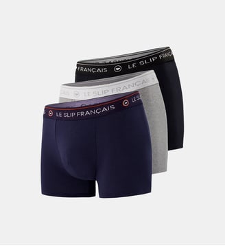 Lot de 3 boxers en coton Le Slip Francais