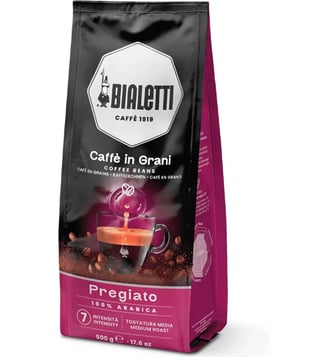 Café en grain Esperto Grani Pregiato 500g - Bialetti - Noir