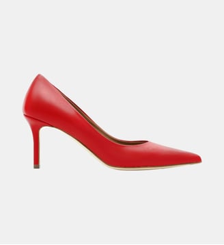 Scala - Escarpins En Cuir Nappa Rouge - Parallèle - Rouge