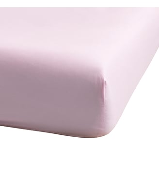 Drap housse Pois de senteur 100% coton - Le Jacquard Francais - Rose