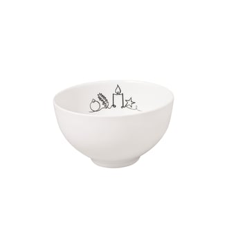 Bol à céréales XMAS - Villeroy & Boch - Blanc et noir