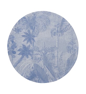 Set de table enduit Enduit Sinharâja - Le Jacquard Francais - Ocean