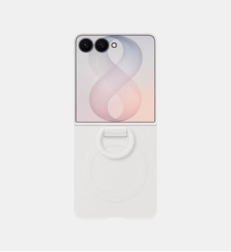 Coque Flip 8 silicone anneau magnétique Noir - Samsung - Noir