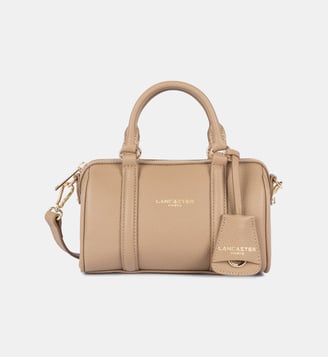 Petit sac polochon Milano Ana en cuir - Lancaster - Sable