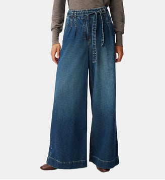 Jean large avec ceinture ELISA Ikks