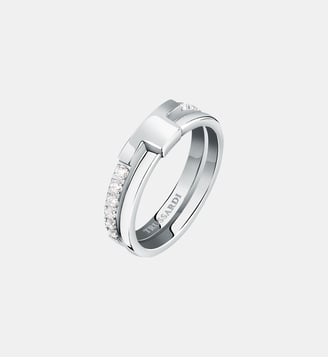 Bague T-LOGO - Trussardi - Acier inoxydable
