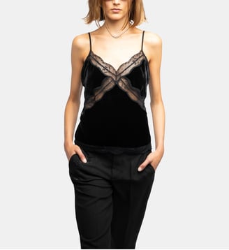 Caraco Cishi Velours - Zadig&Voltaire - Noir