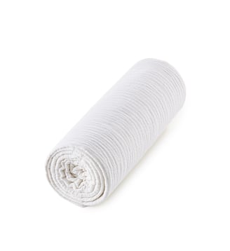 Drap-housse enfant gaze de coton bio - AM.PM - Gris nuage