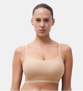 Bralette coques seconde peau - Chantelle - Beige