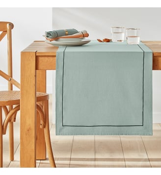 Chemin de table lin/coton lavé Métis Bourdon La Redoute Interieurs