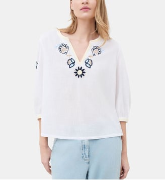 Chemise cangelina - Motif imprimé - Coupe droite Caroll
