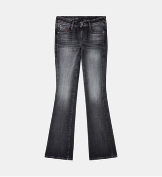 Bootcut Jeans Low Waist 1969 D-Ebbey - Diesel - Noir et gris foncé