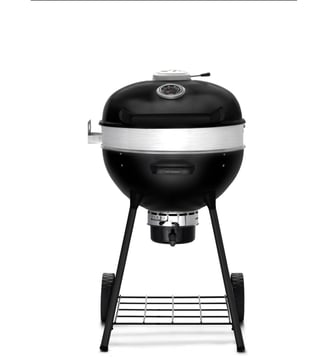 Barbecue charbon Pack Kettel Pro 57cm noit mat + plancha - Napoleon - Noir