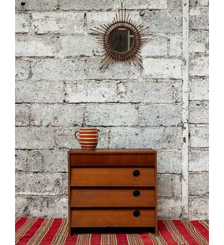 Commode de rangement Olga N°714- Produit chiné - Debongout - Bois foncé