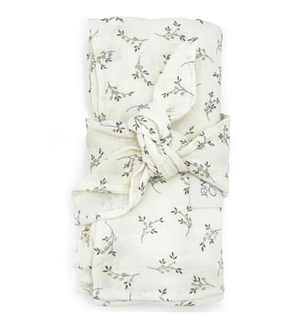 Lot de 2 langes Minimax - Babyshower - Écru