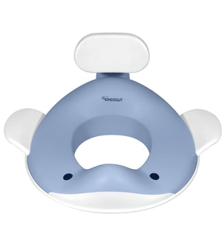 Réducteur de toilette baleine - Kindsgut - Bleu pigeon