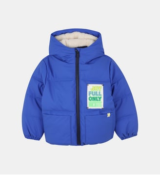 Doudoune à capuche - Billieblush - Bleu fanion