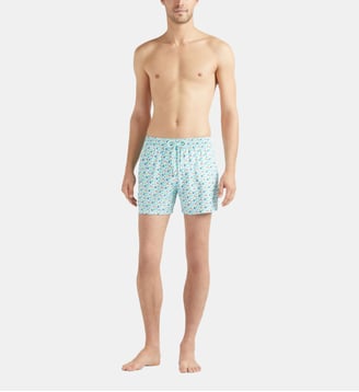 Maillot de bain court stretch Micro Ronde Des Tortues Rainbow - Vilebrequin - Pacific