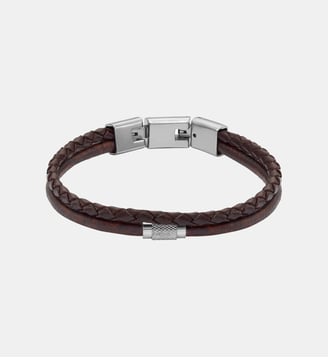Bracelet multi rangs - Fossil - Marron