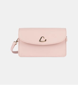 Pochette Paris Philos en cuir - Lancaster - Nude clair