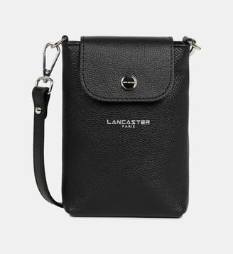 Pochette smartphone Milano Bao en cuir - Lancaster - Noir