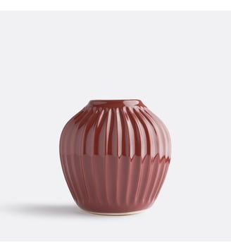 Vase strié en céramique H15 cm Estria La Redoute Interieurs