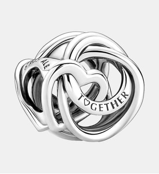 Charm Cœur et Cercles Ma Famille Pour Toujours - Pandora - Argenté
