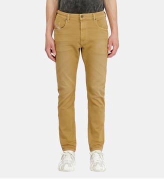 Regular Regular Waist 2032 D-Krooley-BW Joggjeans® - Diesel - Beige foncé