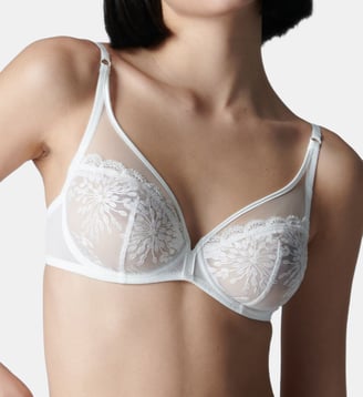 Soutien-gorge triangle emboitant décolleté plongeant - Naturel - Simone Pérèle - Naturel