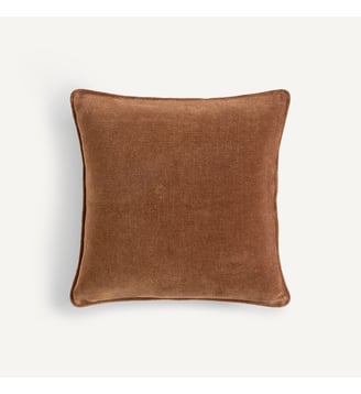 Housse de coussin, velours chenille AM.PM