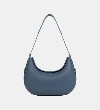 Sac besace Toro Ivy en cuir - Lancaster - Bleu foncé