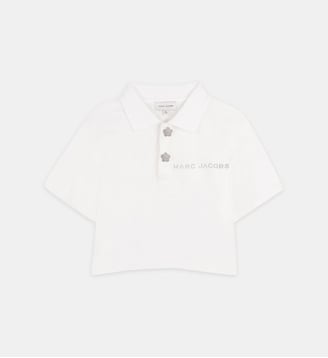 Polo à manches courtes - Marc Jacobs Kids - Blanc